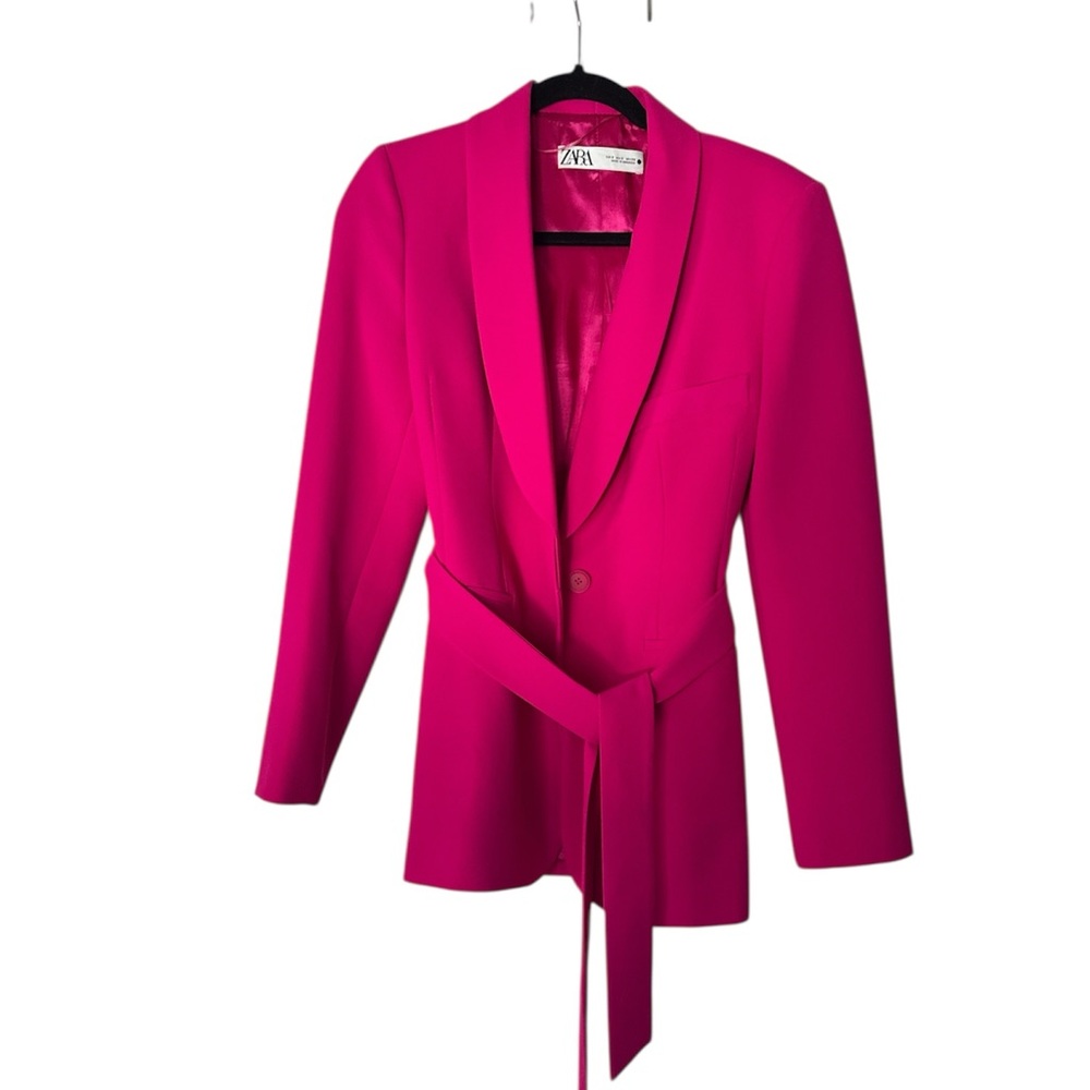 Zara Premium Collection Fuchsia Blazer